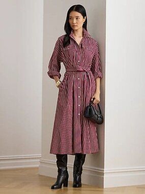 $245 Lauren Ralph Lauren Women's Sleeveless Sheath Dress Multi Size 8